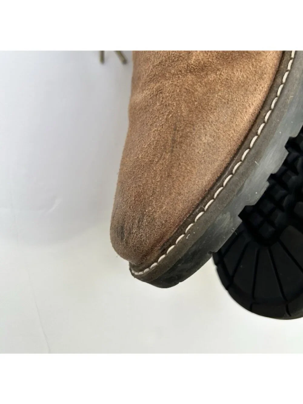 Cole Haan Grand OS Mens Size 10.5 Chukka Brown Leather Boots Lace Up Shoes